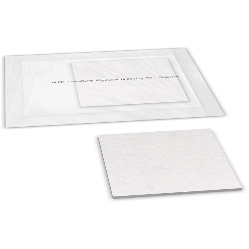 Алпе ПримаДерм з альгінатом кальцію пов’язка, (5cм*5см)